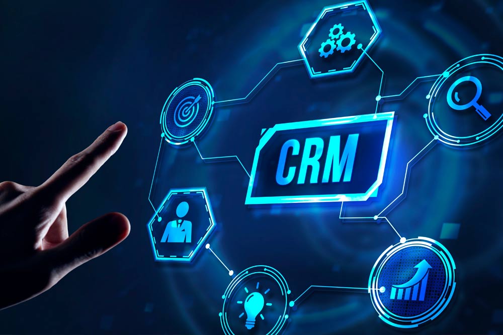 Animation av CRM system